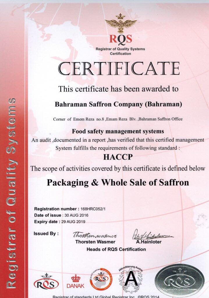 Chứng nhận HACCP